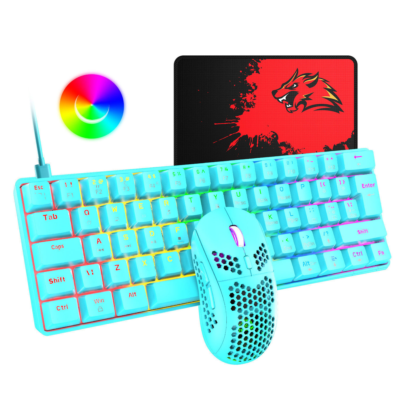 RGB Gaming- Tastatur und Maus-Set