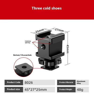 Mobile Phone Camera Extension Adapter Bracket Monitor Base Accessories